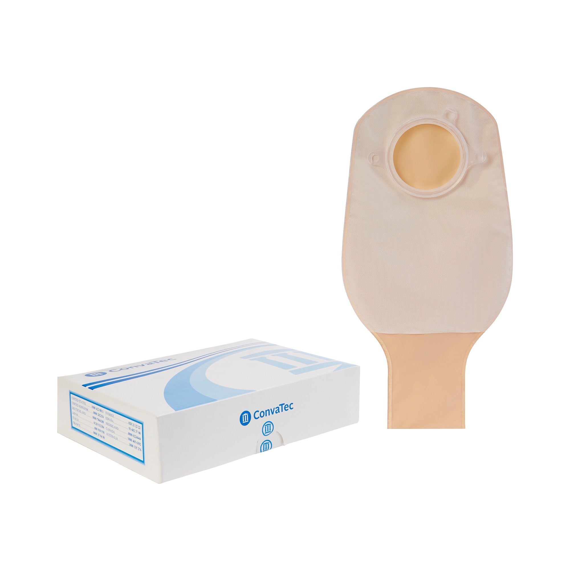 SUR-FIT® Natura® 12" Drainable Pouch with 2¼" Flange, Opaque