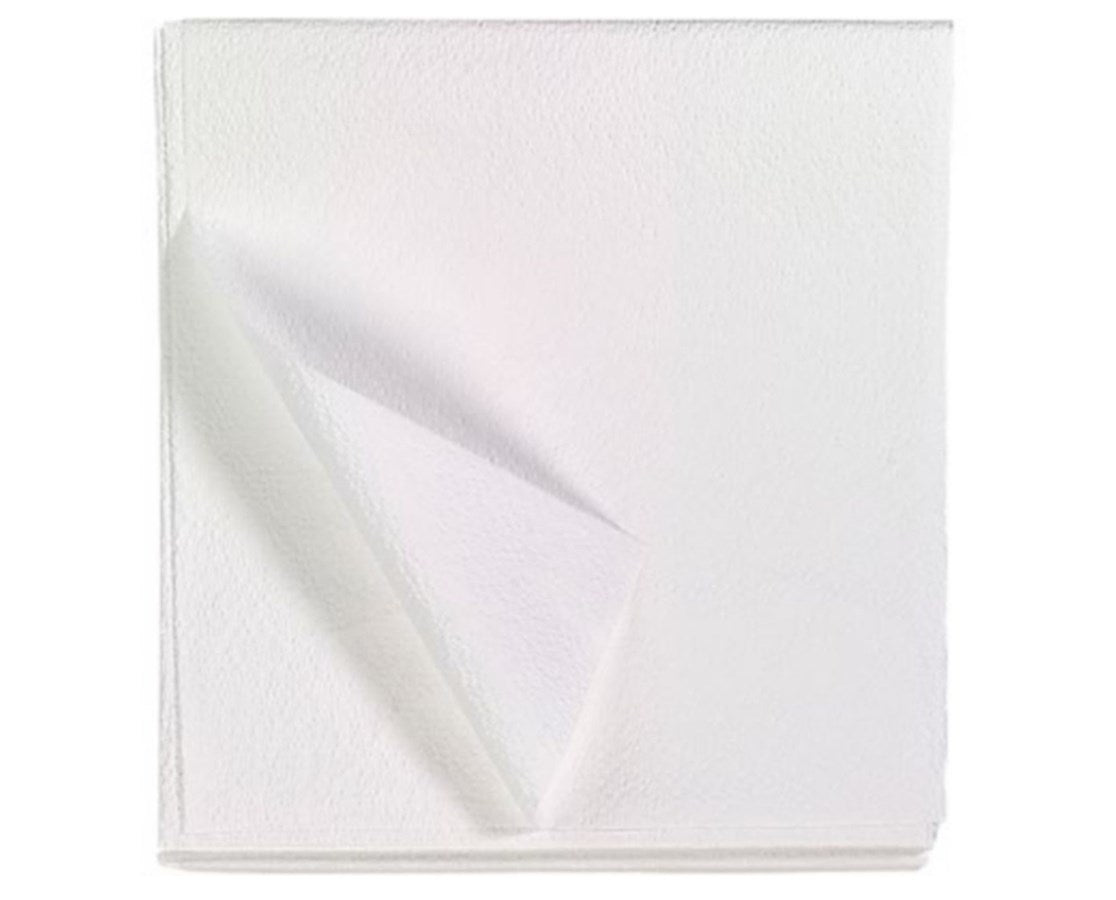 TIDI All-Tissue Drape Sheet, 40" x 48", 2-Ply, White