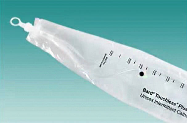 TOUCHLESS® Plus Intermittent Coude Catheter, Unisex, 1100cc, 16Fr