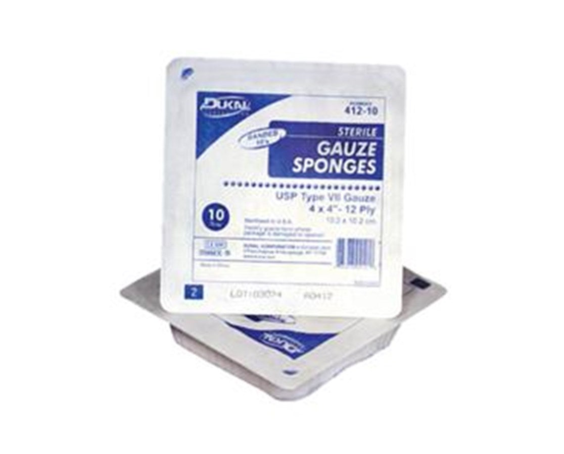 Tray Gauze, Type VII 12-Ply Sterile Gauze, 4” x 4”