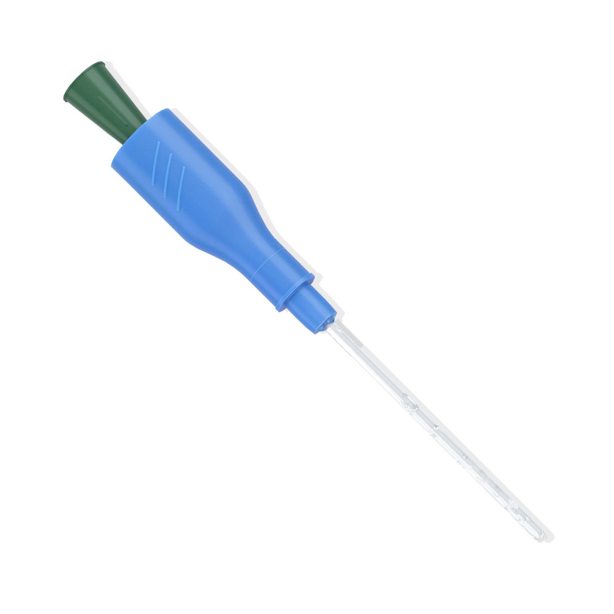 TruCath Swift™ Pre-lubricated Intermittent Female Catheter, 14 FR, 6'' Length, TruProtect® Grip