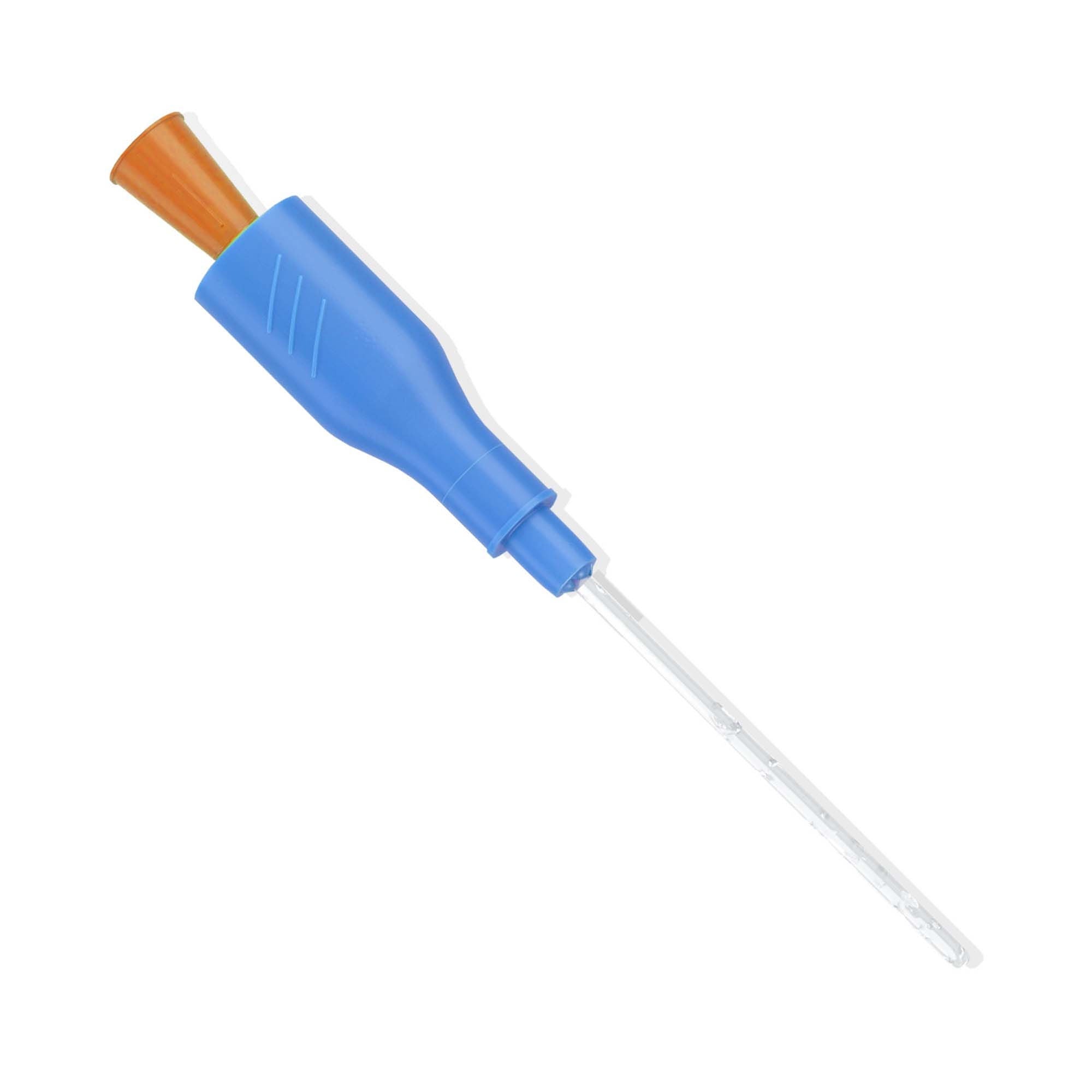 TruCath Swift™ Pre-lubricated Intermittent Female Catheter, 16 FR, 6'' Length, TruProtect® Grip