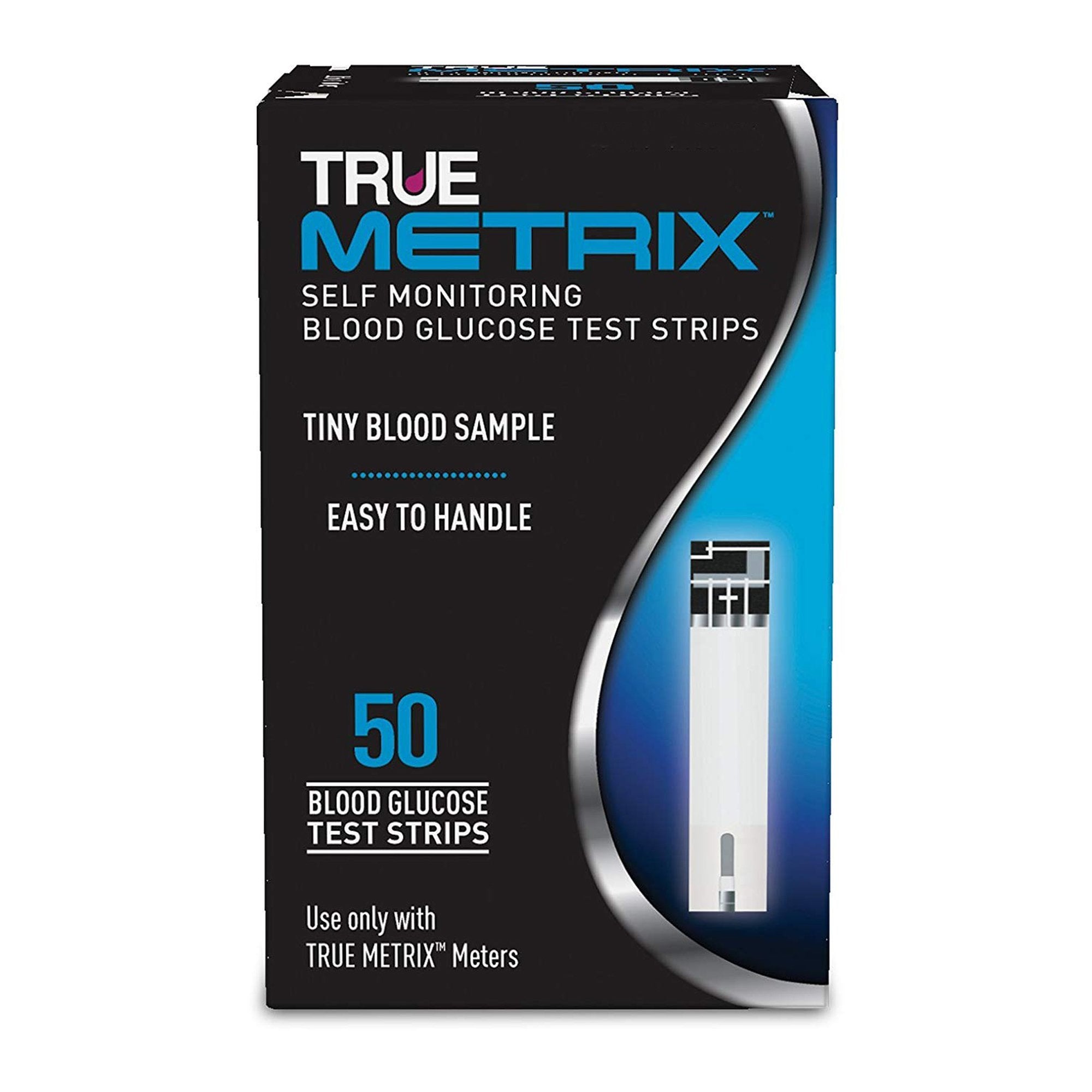 TRUE Metrix® Blood Glucose Test Strips, Medi Medi, 50ct (A4253)