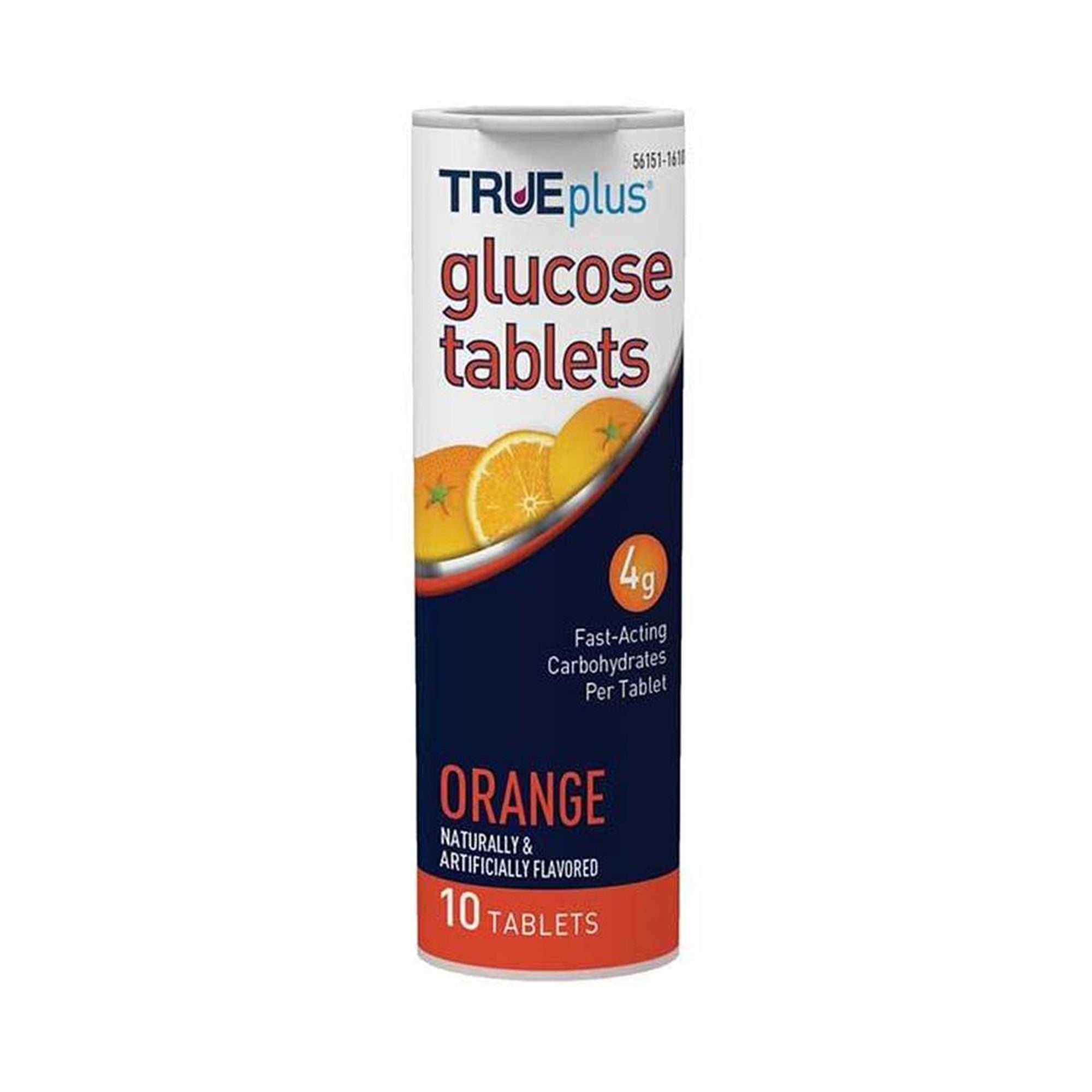TRUEplus® Glucose Tablets, Orange, 10ct