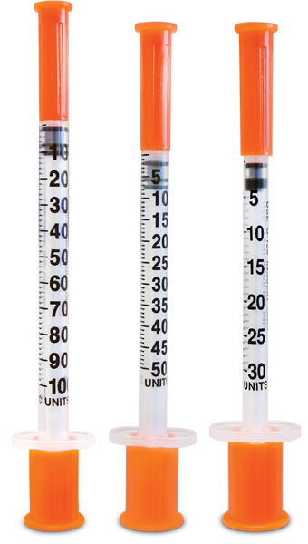 TRUEplus® Insulin Syringe, Single-Use, 0.5 cc, , 29G x ½" (S8490)