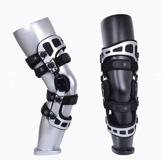 Unite Medical Double Upright Knee Brace, Large, Right L1845/L1852