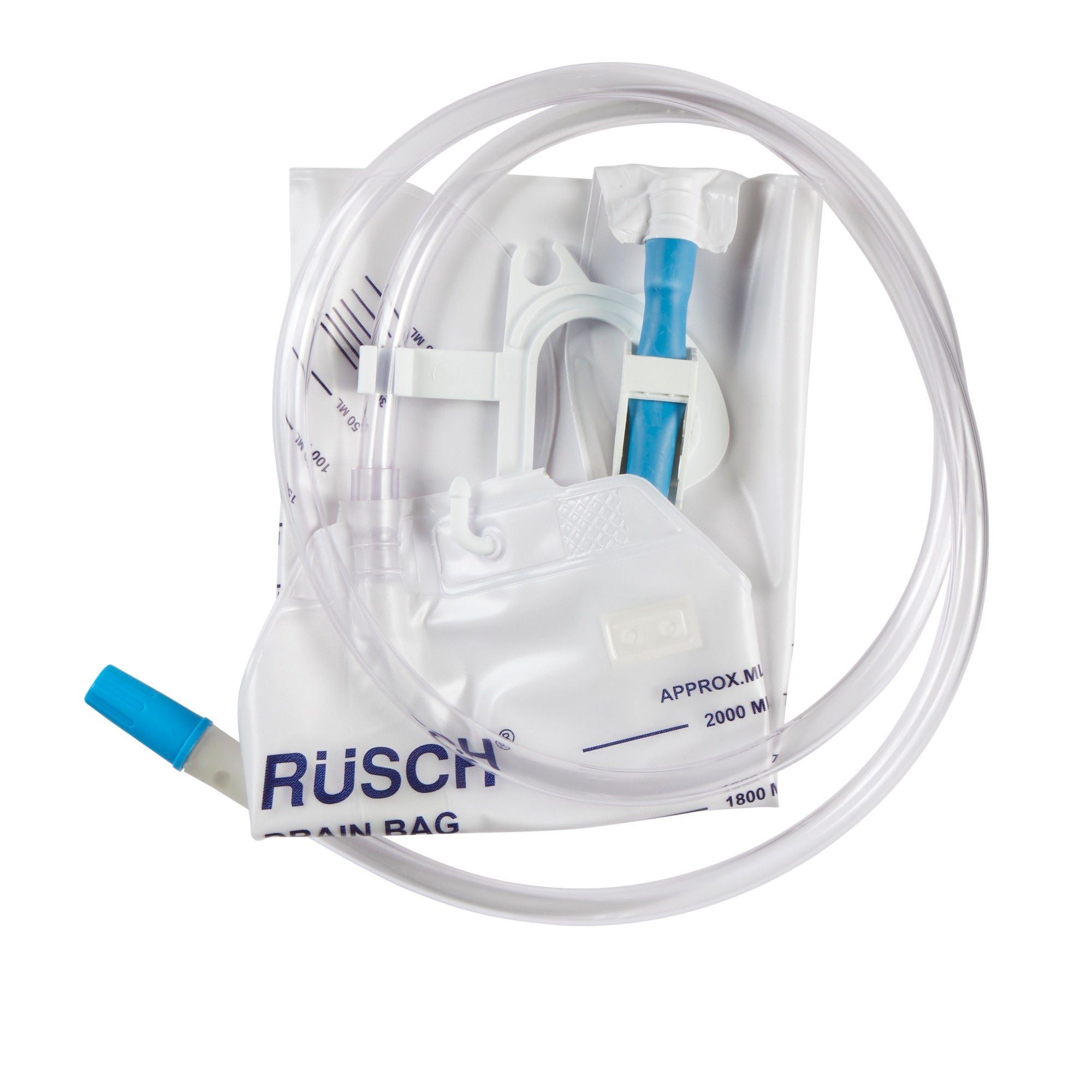 Urinary Drain Bag Bard® IC Anti-Reflux Valve Sterile 2000 mL Vinyl