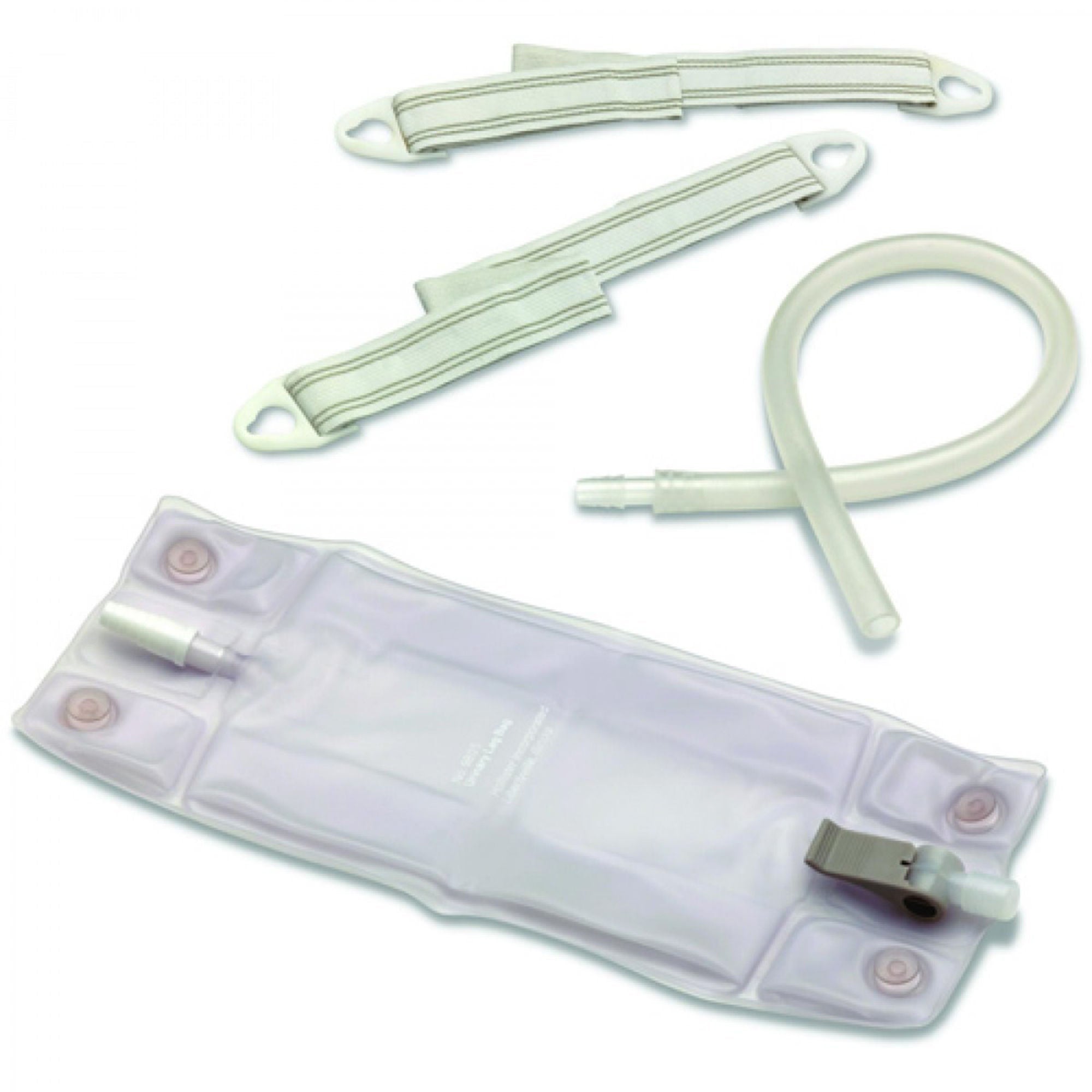Vented Urinary Leg Bag Combination Pack, Large, 30 oz, 5" x 11 1/8"