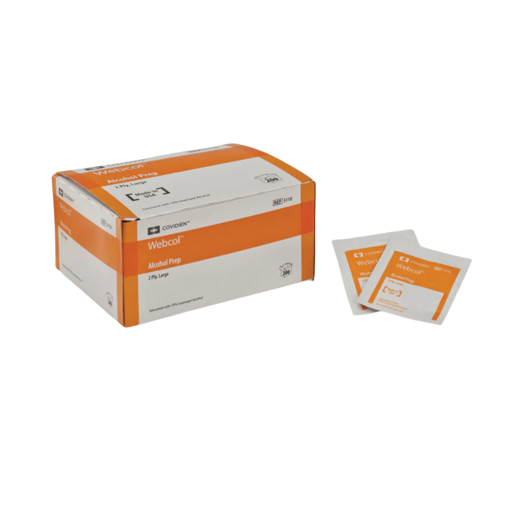 Webcol™ Alcohol Prep Pad, Medium
