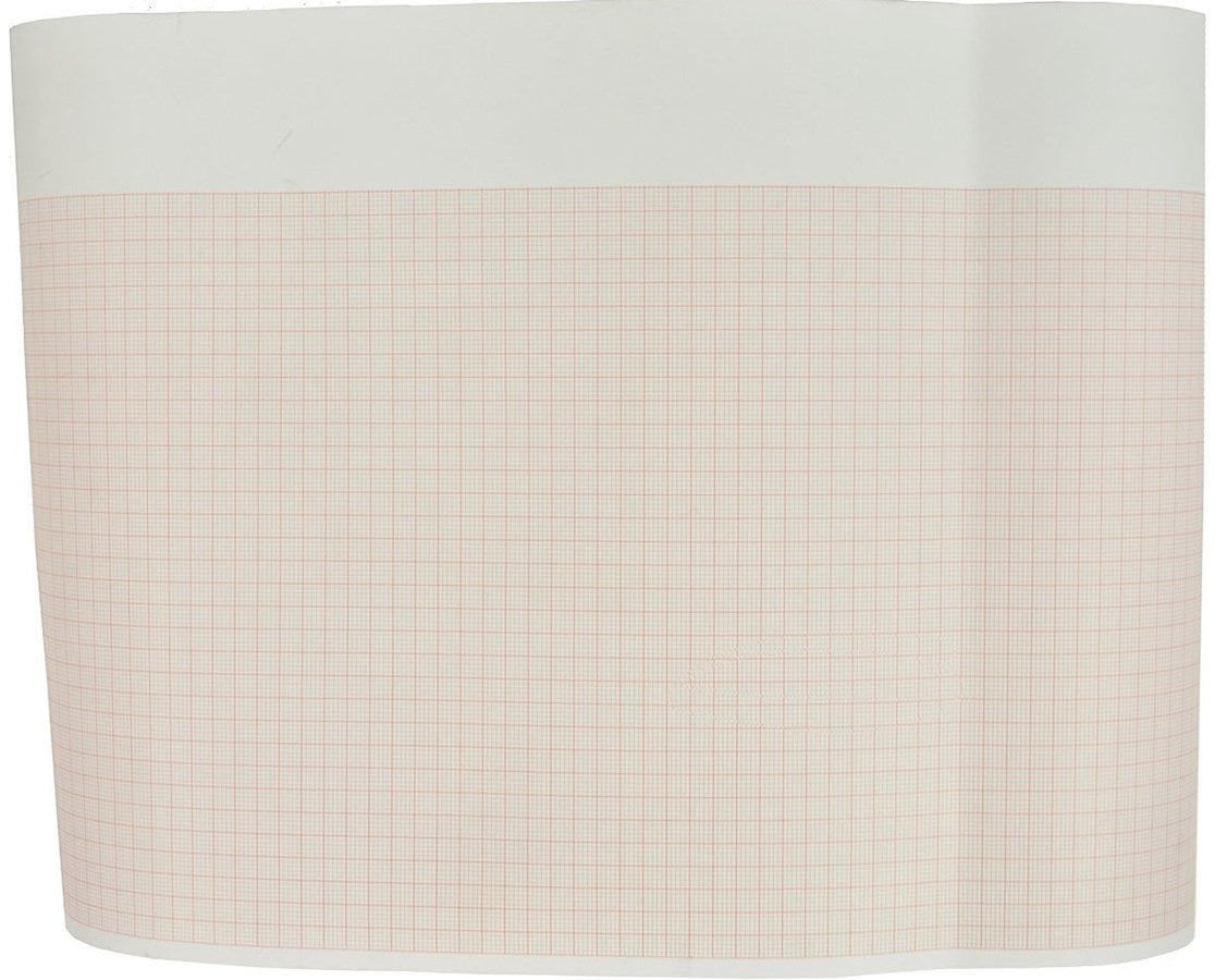 Welch Allyn Mortara Burdick Thermal Paper Roll, With Header Full Size, 8/27" x 70'